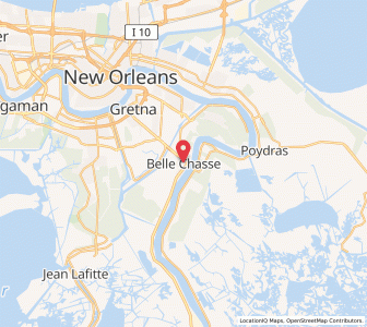 Map of Belle Chasse, Louisiana