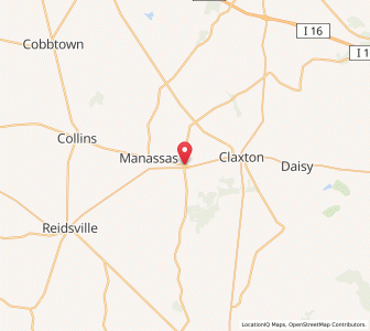 Map of Bellville, Georgia