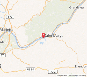 Map of Belmont, West Virginia