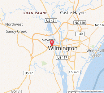 Map of Belville, North Carolina