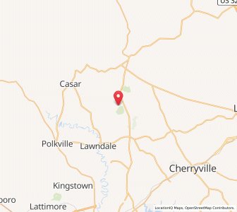 Map of Belwood, North Carolina