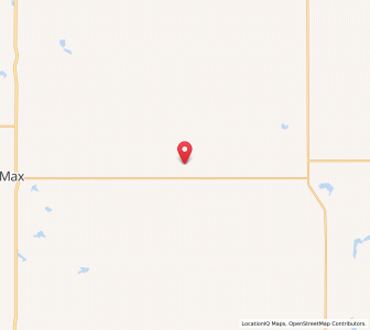 Map of Benedict, North Dakota