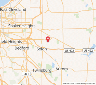 Map of Bentleyville, Ohio