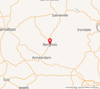 Map of Bergholz, Ohio