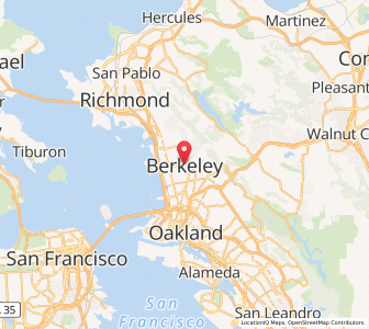 Map of Berkeley, California