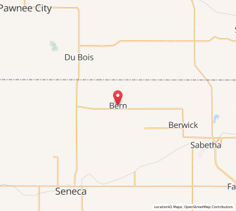 Map of Bern, Kansas