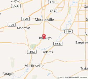 Map of Bethany, Indiana