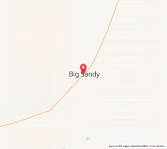 Map of Big Sandy, Montana
