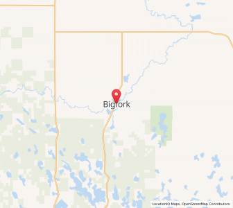 Map of Bigfork, Minnesota