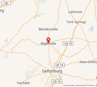 Map of Biglerville, Pennsylvania