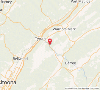 Map of Birmingham, Pennsylvania