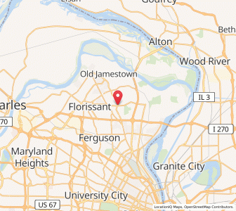 Map of Black Jack, Missouri
