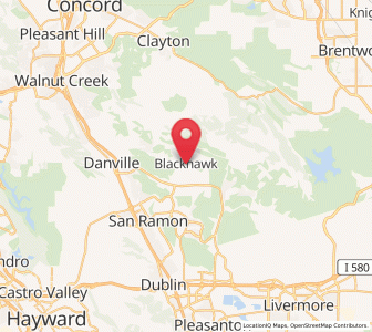 Map of Blackhawk, California