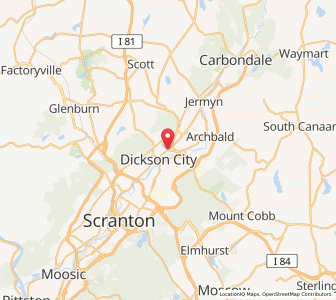 Map of Blakely, Pennsylvania