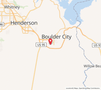 Map of Boulder City Municipal Airport - BLD, Nevada