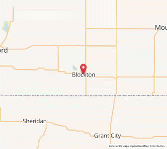 Map of Blockton, Iowa