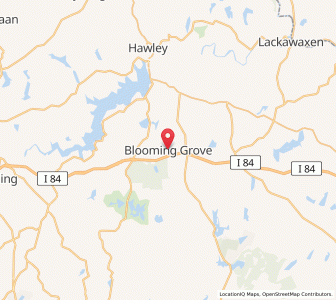 Map of Blooming Grove, Pennsylvania