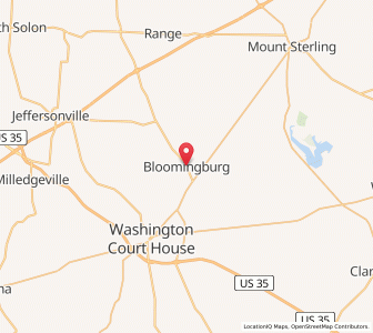 Map of Bloomingburg, Ohio