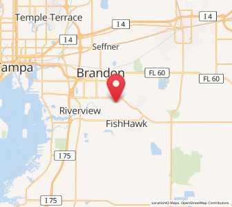 Map of Bloomingdale, Florida