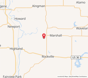 Map of Bloomingdale, Indiana