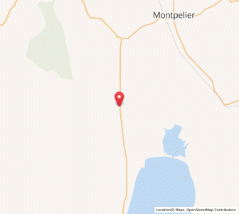 Map of Bloomington, Idaho