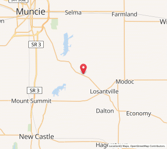 Map of Blountsville, Indiana