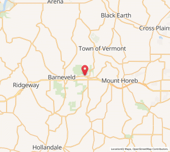 Map of Blue Mounds, Wisconsin