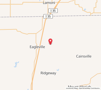 Map of Blythedale, Missouri
