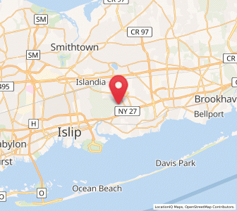 Map of Bohemia, New York