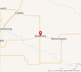 Map of Bokchito, Oklahoma