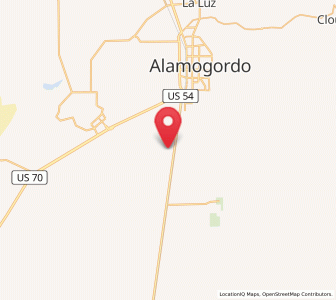 Map of Boles Acres, New Mexico