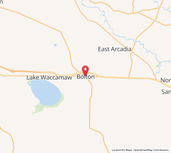 Map of Bolton, North Carolina