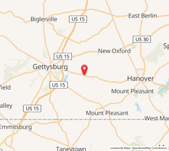 Map of Bonneauville, Pennsylvania