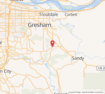 Map of Boring, Oregon