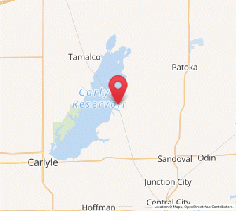 Map of Boulder, Illinois