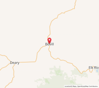 Map of Bovill, Idaho