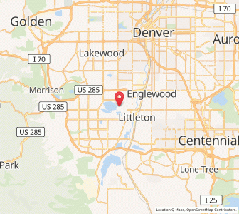 Map of Bow Mar, Colorado