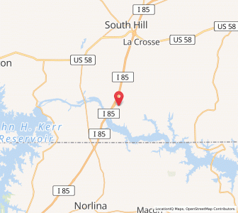 Map of Bracey, Virginia