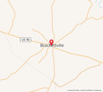 Map of Brackettville, Texas