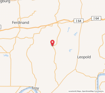 Map of Bristow, Indiana