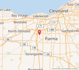 Map of Brook Park, Ohio