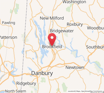Map of Brookfield, Connecticut