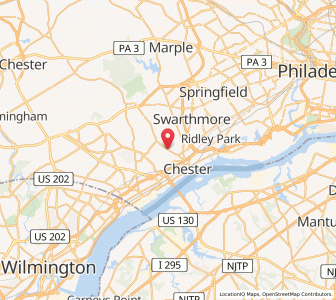 Map of Brookhaven, Pennsylvania