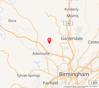 Map of Brookside, Alabama