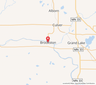 Map of Brookston, Minnesota