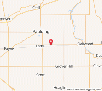 Map of Broughton, Ohio