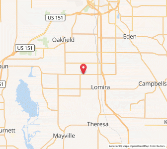 Map of Brownsville, Wisconsin