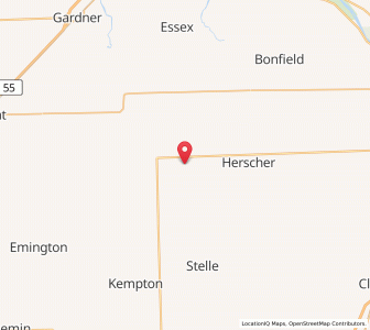 Map of Buckingham, Illinois