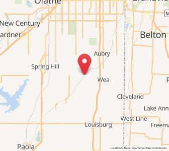 Map of Bucyrus, Kansas