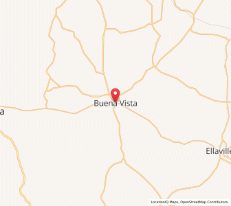 Map of Buena Vista, Georgia